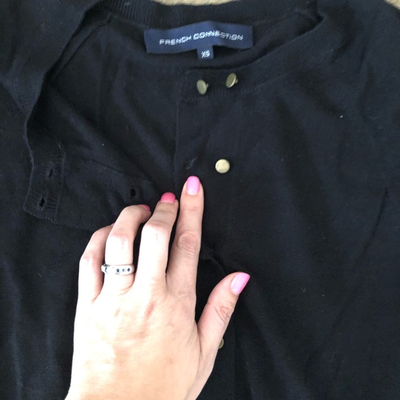 French Connection cute black top - Picture 3 of 3